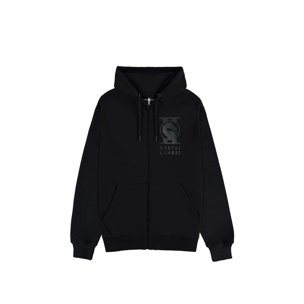 Mortal Kombat 2 - Dragon Veste zip à capuche - Noir